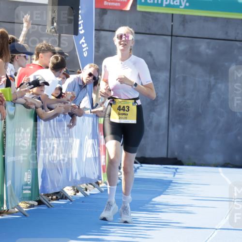 09.08.2026 - GEWOBA Citytriathlon Bremen Yannick Fuchs http://msf.ph/oto/9935396 09.08.2026 11:39:16 Ziel 443 meine-sportfotos.de