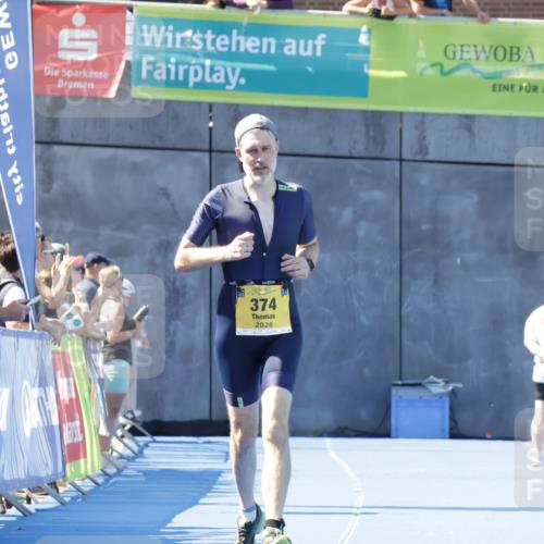 09.08.2026 - GEWOBA Citytriathlon Bremen Yannick Fuchs http://msf.ph/oto/9935480 09.08.2026 11:39:52 Ziel 374 meine-sportfotos.de