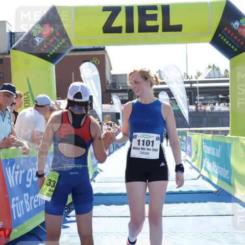 09.08.2026 - GEWOBA Citytriathlon Bremen Yannick Fuchs http://msf.ph/oto/9936031 09.08.2026 15:00:24 Ziel 1101 meine-sportfotos.de