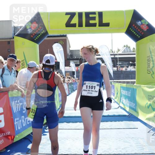 09.08.2026 - GEWOBA Citytriathlon Bremen Yannick Fuchs http://msf.ph/oto/9936032 09.08.2026 15:00:24 Ziel 1101 meine-sportfotos.de