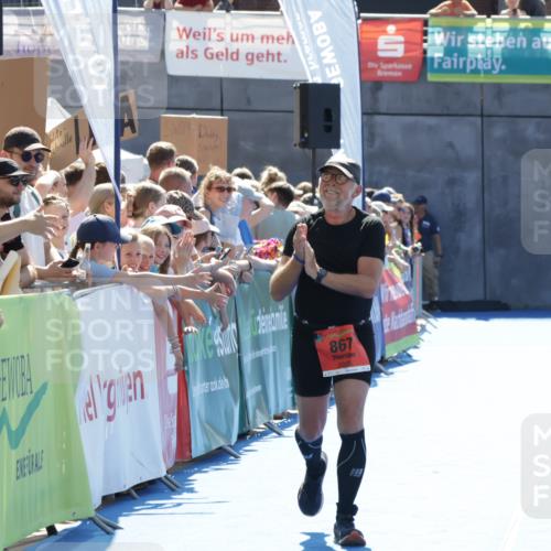 09.08.2026 - GEWOBA Citytriathlon Bremen Yannick Fuchs http://msf.ph/oto/9936215 09.08.2026 15:03:11 Ziel 867 meine-sportfotos.de