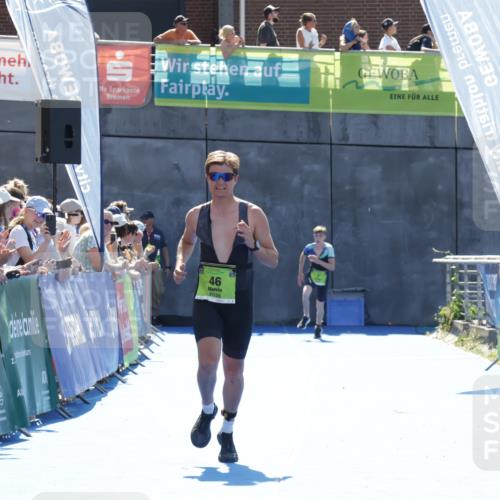 09.08.2026 - GEWOBA Citytriathlon Bremen Yannick Fuchs http://msf.ph/oto/9936682 09.08.2026 15:08:25 Ziel 46 meine-sportfotos.de