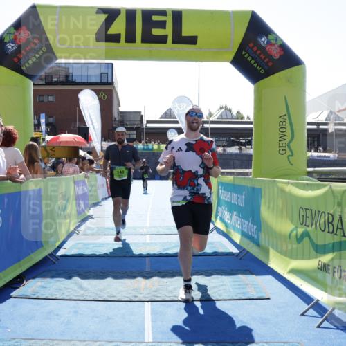 09.08.2026 - GEWOBA Citytriathlon Bremen Yannick Fuchs http://msf.ph/oto/9936752 09.08.2026 15:09:12 Ziel 119, 124, 143 meine-sportfotos.de