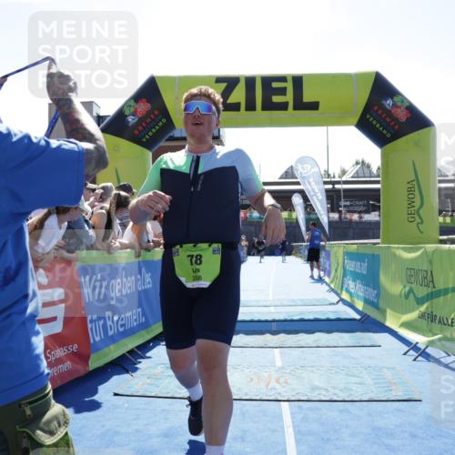 09.08.2026 - GEWOBA Citytriathlon Bremen Yannick Fuchs http://msf.ph/oto/9936821 09.08.2026 15:10:05 Ziel 78 meine-sportfotos.de