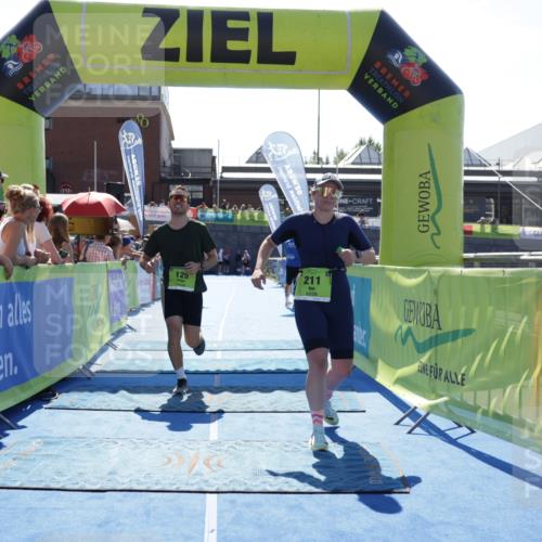 09.08.2026 - GEWOBA Citytriathlon Bremen Yannick Fuchs http://msf.ph/oto/9936827 09.08.2026 15:10:13 Ziel 125, 144, 211 meine-sportfotos.de
