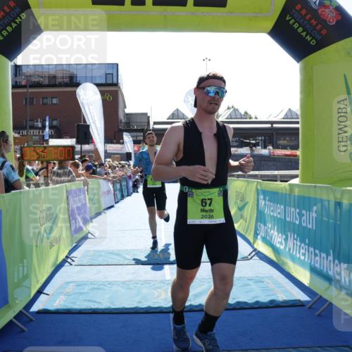 09.08.2026 - GEWOBA Citytriathlon Bremen Yannick Fuchs http://msf.ph/oto/9937116 09.08.2026 15:13:23 Ziel 67, 137, 470 meine-sportfotos.de