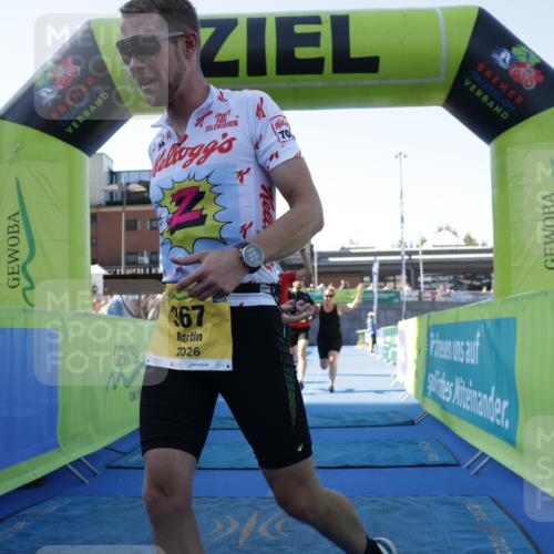 09.08.2026 - GEWOBA Citytriathlon Bremen Yannick Fuchs http://msf.ph/oto/9938405 09.08.2026 11:41:50 Ziel 117, 181, 245, 367 meine-sportfotos.de