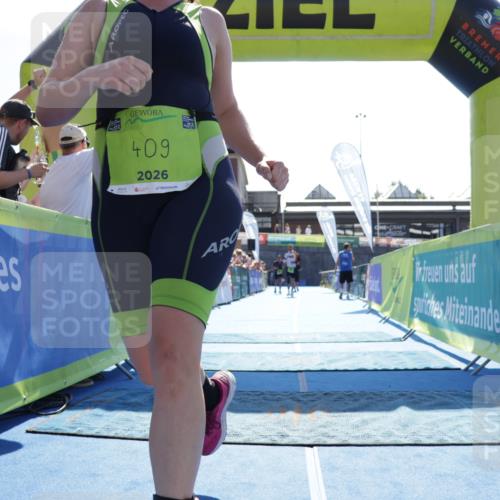 09.08.2026 - GEWOBA Citytriathlon Bremen Yannick Fuchs http://msf.ph/oto/9938432 09.08.2026 15:26:28 Ziel 95, 409, 435, 963 meine-sportfotos.de