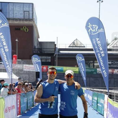 09.08.2026 - GEWOBA Citytriathlon Bremen Yannick Fuchs http://msf.ph/oto/9940238 09.08.2026 13:29:21 Ziel  meine-sportfotos.de