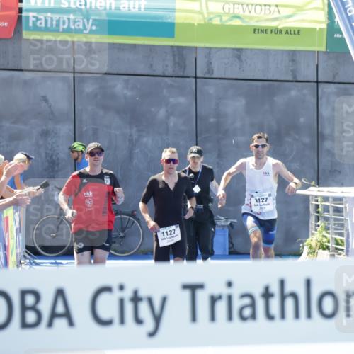 09.08.2026 - GEWOBA Citytriathlon Bremen Yannick Fuchs http://msf.ph/oto/9940327 09.08.2026 13:39:26 Ziel 1127 meine-sportfotos.de