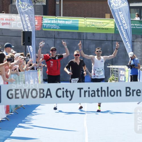 09.08.2026 - GEWOBA Citytriathlon Bremen Yannick Fuchs http://msf.ph/oto/9940336 09.08.2026 13:39:29 Ziel 1127 meine-sportfotos.de