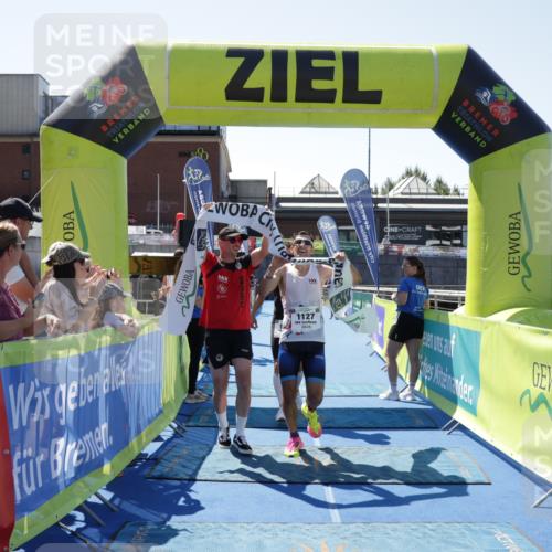 09.08.2026 - GEWOBA Citytriathlon Bremen Yannick Fuchs http://msf.ph/oto/9940362 09.08.2026 13:39:33 Ziel 1127 meine-sportfotos.de