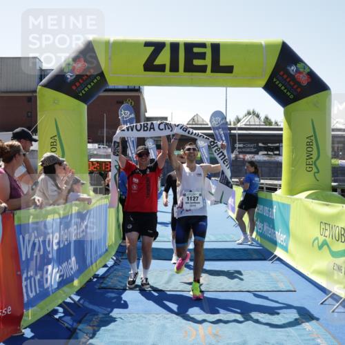 09.08.2026 - GEWOBA Citytriathlon Bremen Yannick Fuchs http://msf.ph/oto/9940366 09.08.2026 13:39:33 Ziel 1127 meine-sportfotos.de