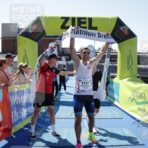 09.08.2026 - GEWOBA Citytriathlon Bremen Yannick Fuchs http://msf.ph/oto/9940381 09.08.2026 13:39:35 Ziel 1127 meine-sportfotos.de