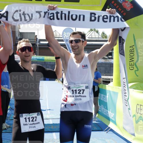 09.08.2026 - GEWOBA Citytriathlon Bremen Yannick Fuchs http://msf.ph/oto/9940394 09.08.2026 13:39:37 Ziel  meine-sportfotos.de