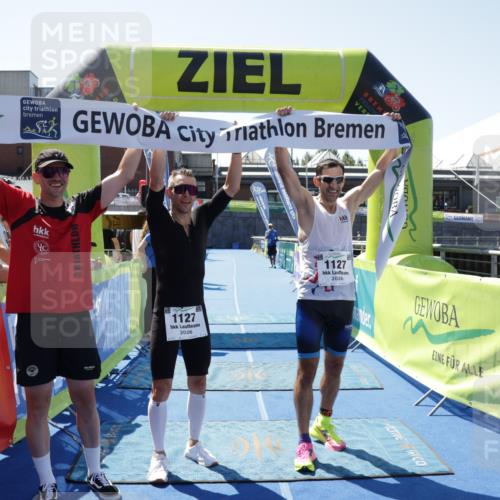 09.08.2026 - GEWOBA Citytriathlon Bremen Yannick Fuchs http://msf.ph/oto/9940409 09.08.2026 13:39:39 Ziel  meine-sportfotos.de
