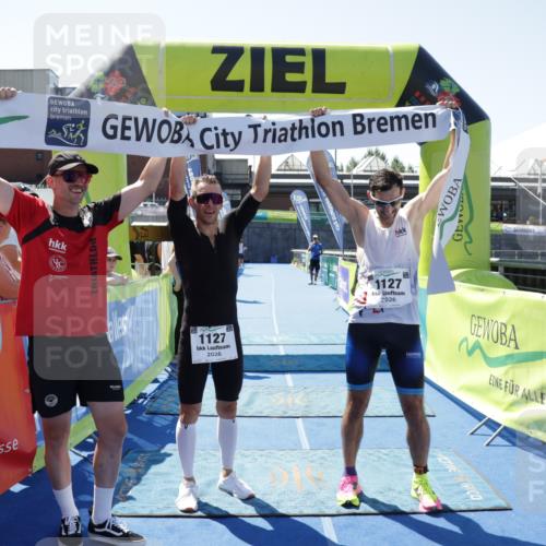 09.08.2026 - GEWOBA Citytriathlon Bremen Yannick Fuchs http://msf.ph/oto/9940414 09.08.2026 13:39:40 Ziel  meine-sportfotos.de