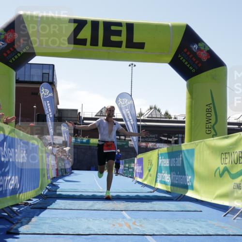 09.08.2026 - GEWOBA Citytriathlon Bremen Yannick Fuchs http://msf.ph/oto/9941898 09.08.2026 14:06:06 Ziel 561 meine-sportfotos.de