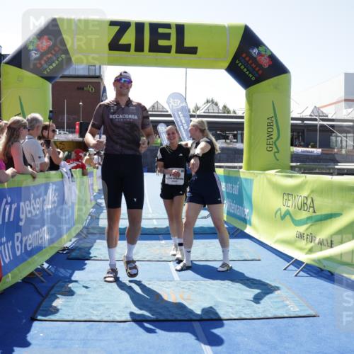 09.08.2026 - GEWOBA Citytriathlon Bremen Yannick Fuchs http://msf.ph/oto/9944073 09.08.2026 14:14:09 Ziel 597, 1145 meine-sportfotos.de