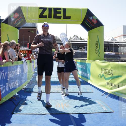 09.08.2026 - GEWOBA Citytriathlon Bremen Yannick Fuchs http://msf.ph/oto/9944075 09.08.2026 14:14:09 Ziel 597, 1145 meine-sportfotos.de