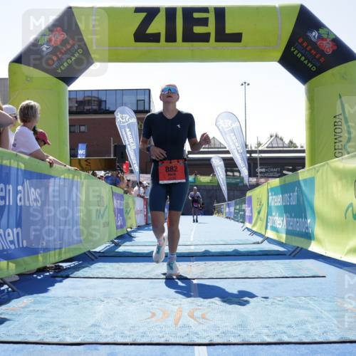 09.08.2026 - GEWOBA Citytriathlon Bremen Yannick Fuchs http://msf.ph/oto/9945206 09.08.2026 14:22:32 Ziel 882 meine-sportfotos.de